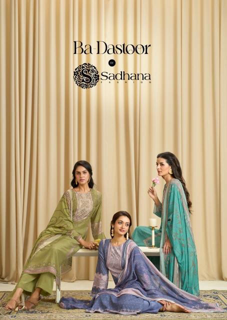 Sadhana ba - dastoor textile zone wholesale dress materials surat gujarat